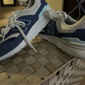 Women New  Balance Blue and White Sneakers